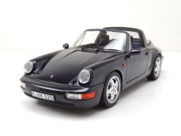Метална кола Porsche 911 Carrera 4 Targa 1991 Norev 1:18 - 187340