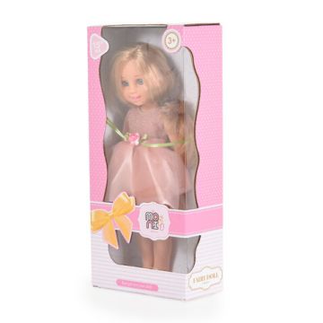 Кукла с рокля Fairy Doll пудра 1502-1
