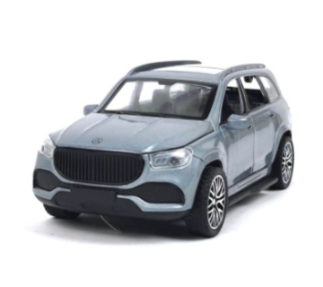 Метална кола Mercedes-Benz maybach GLS 600 със звук 1:28 сив