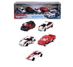 Комплект 5 метални колички Toyota Racing Majorette 8502105003