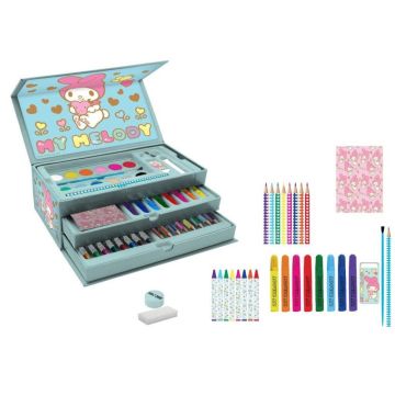 Комплект за рисуване в триетажно куфарче Melody 799293