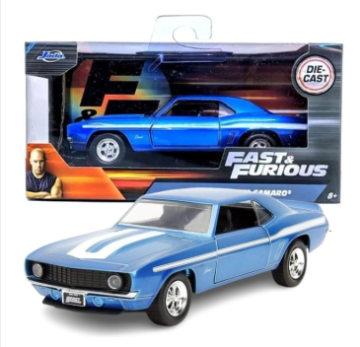 Метален автомобил Chevrolet Camaro 1969 Fast & Furious 1:32 Jada 24075