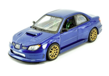 Метална кола Subaru Impreza WRX STi Welly 1:24 