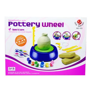 Детско Грънчарско колело с глина