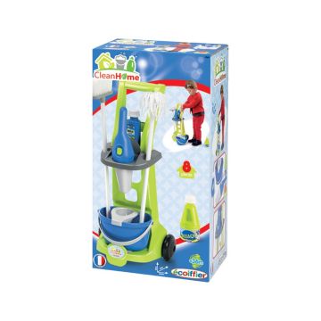 ECOIFFIER Количка за почистване с парцал и метла