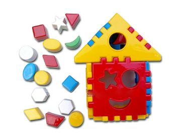 Кубче сортер къща с форми за сортиране 29 части