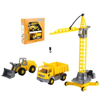 Кулокран с фадрома и камион  Polesie Toys 