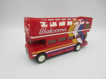 Музикален метален двуетажен Лондон автобус 