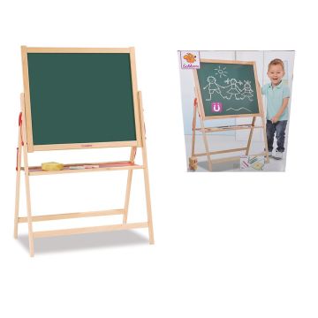 Детска магнитна дъска с дървена стойка Eichhorn 100002578