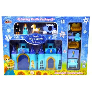 Детски замък с принц и принцеса 