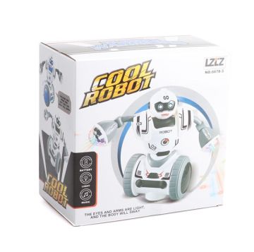 Музикален танцуващ робот 6678-3 бял