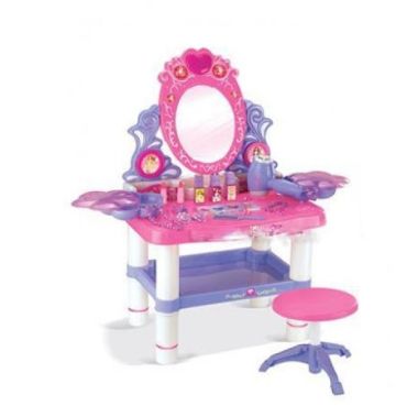 Детска музикална тоалетка със столче,сешоар и аксесоари