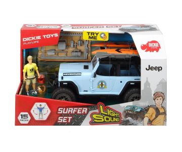 Сърфист с джип със звуков и светлина Dickie 203834001