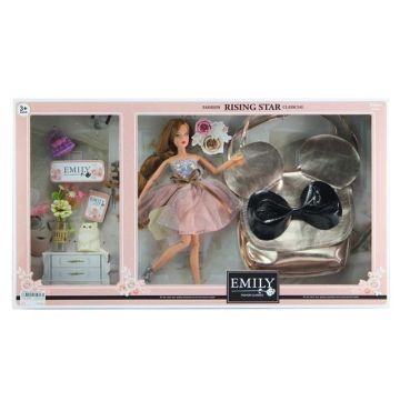 Фешън кукла Emily с чантичка за детето 096