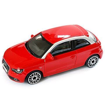 Метален автомобил Audi A1 red Bburago 1:24 