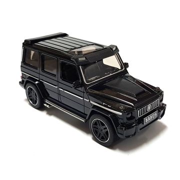 Метален джип със звук и светлини Mercedes G Class, black 1/24