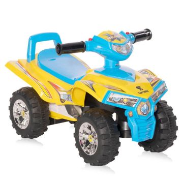 Кола за яздене и бутане ATV Ride-on LORELLI, жълт