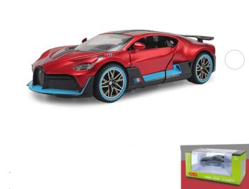 Метален автомобил със звук и светлини Bugati Divo 1/32
