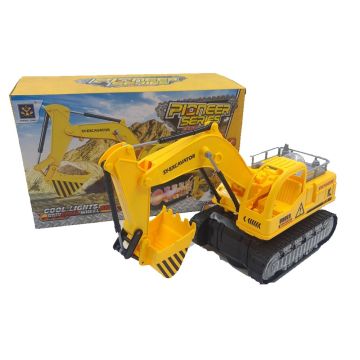 Строителна машина багер със звук