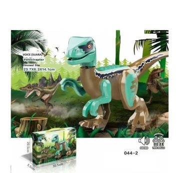 Конструктор Велоцираптор със звук Zuanma Dinosaur 044-2 