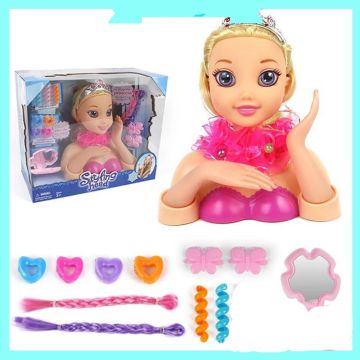 Кукла глава за прически с аксесоари 369