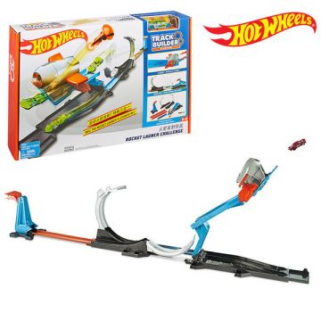 Писта за сглобяване ракетен изстрел Track Builder Hot Wheels - FLK60