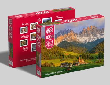 Пъзел Santa Maddalena, Dolomites 1000 части Cherry Pazzi 30028