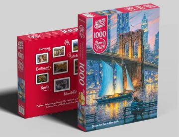 Пъзел Dream for Two in New York 1000 части Cherry Pazzi 30288
