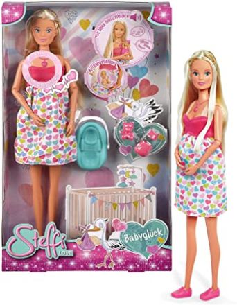 Кукла Steffi Love Новородено бебе Интерактивно сладко очакване Simba 105733480038