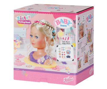 Глава за грим и прически BABY Born - 825990 - Sister Styling Head