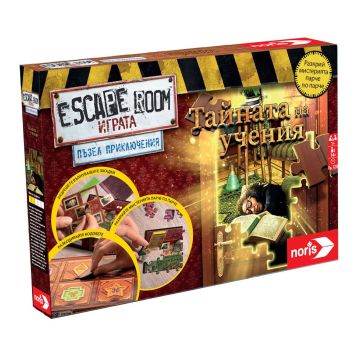 Настолна игра пъзел Тайната на учения Noris Escape Room 606101966037