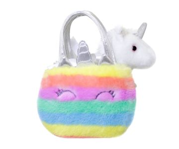 Плюшен Еднорог в чантичка Aurora 200627D