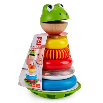 Дървена играчка за подреждане ЖАБКА HAPE H0457