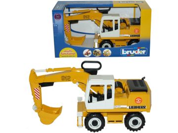 Детска строителна машина багер Liebherr Bruder, 02426