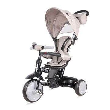 Детска триколка със сенник LORELLI LUCKY CREW - Black&Grey