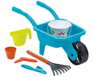 Комплект количка с градински играчки