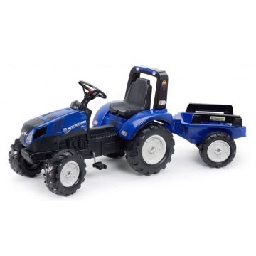 Детски трактор с ремарке New Holland FALK F3090B