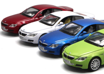 Метална количка BMW M6 със звук и светлини 1:32 