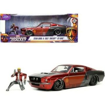 Метален автомобил Marvel Guardians Of The Galaxy Star Lord & 1967 Shelby GT-500 1:24 Jada Toys 253225019