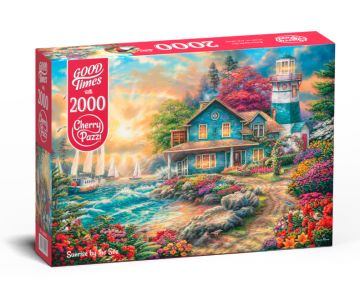 Пъзел Изгрев край морето 2000 части Cherry Pazzi - 50002