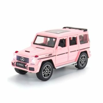 Метален автомобил със звук и светлини Mercedes Benz AMG G63 G Class 1/24, pink