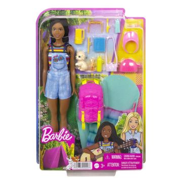 Кукла Barbie ADVENTURES Бруклин на къмпинг HDF74
