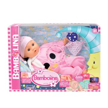 Кукла Bambolina Лека Нощ Повтаряща с 50 думи на български език BD1340