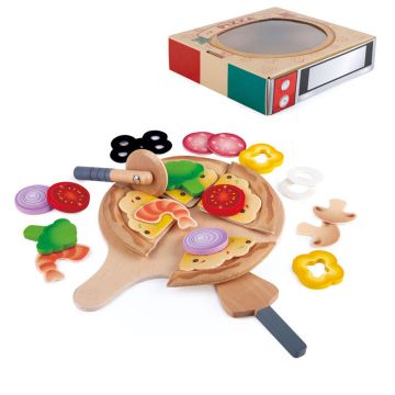Дървен комплект Направи си пица Hape H3173