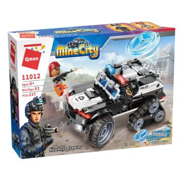 Конструктор Полицейски автомобил Ястребово око QMAN Q11012
