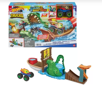 Комплект за игра Hot Wheels Алигатор в блатото HGV14