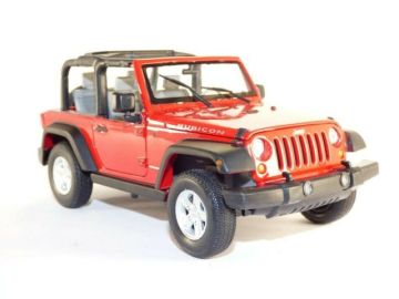 Метален джип Jeep Wrangler Rubicon 2007 Welly 1/24