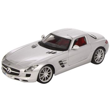 Метална колa Mercedes Benz SLS AMG Silver Maisto 1:18 - 31389
