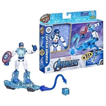 Разтягаща се фигура 2в1 Capitan America Hasbro Avengers Bend And Flex Missions f5868