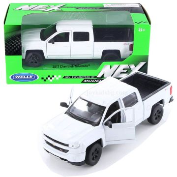 Welly Метална количка 2017 Chevy Silverado - 1:24